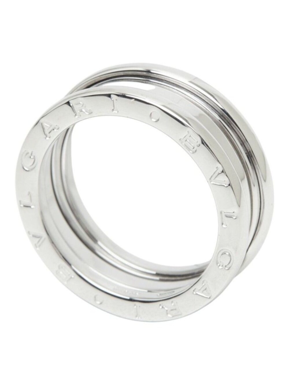 Bvlgari B.zero1 Band Ring 56 18k White Gold
